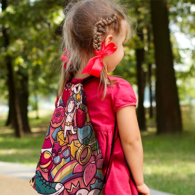 Image Drawstring Bags for Kids